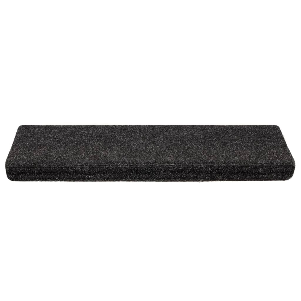 Stufenmatten Selbstklebend 15 Stk. 65x21x4 cm Hellbraun Rechteckiger Rand