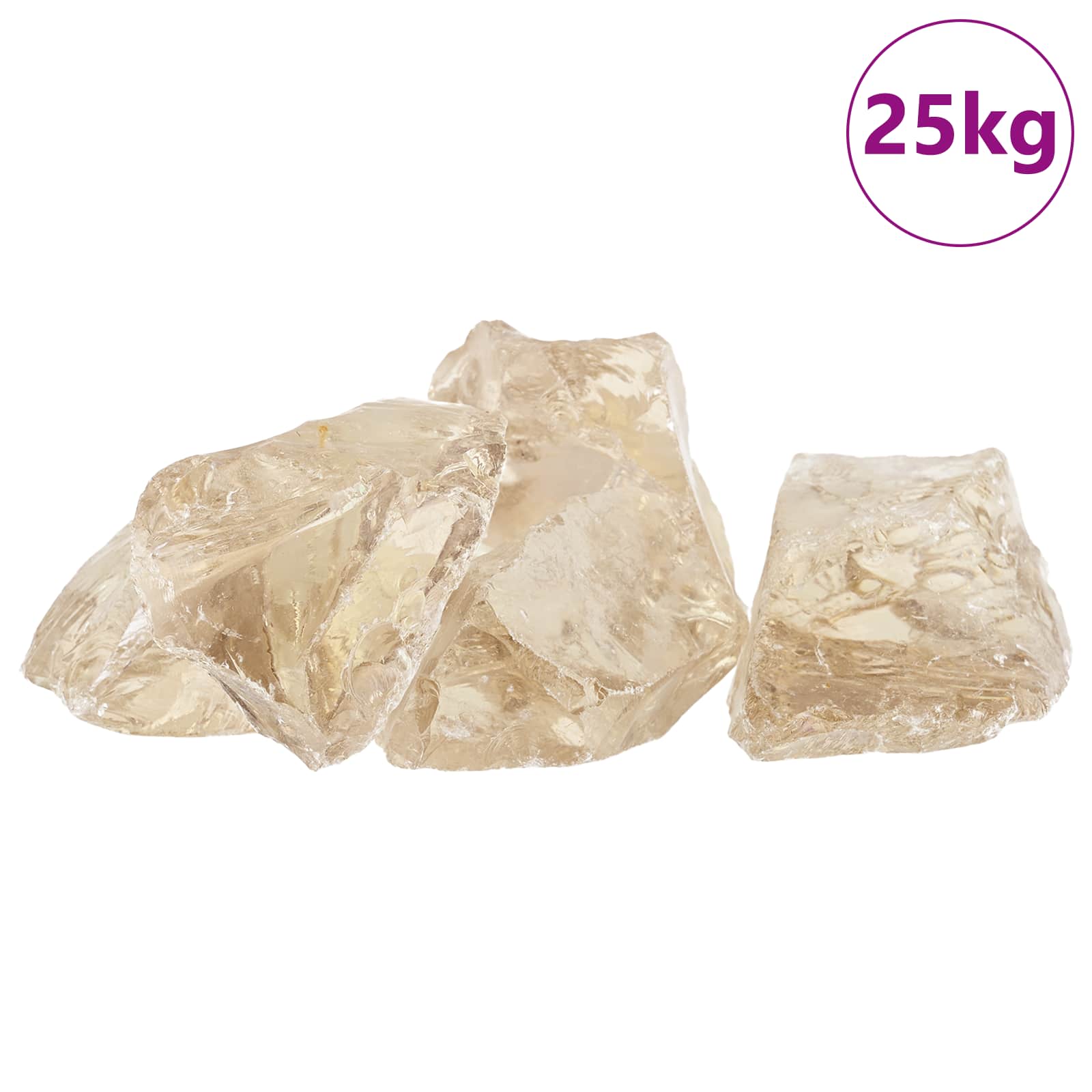 Gabionensteine aus Glas Grün 60-120 mm 25 kg