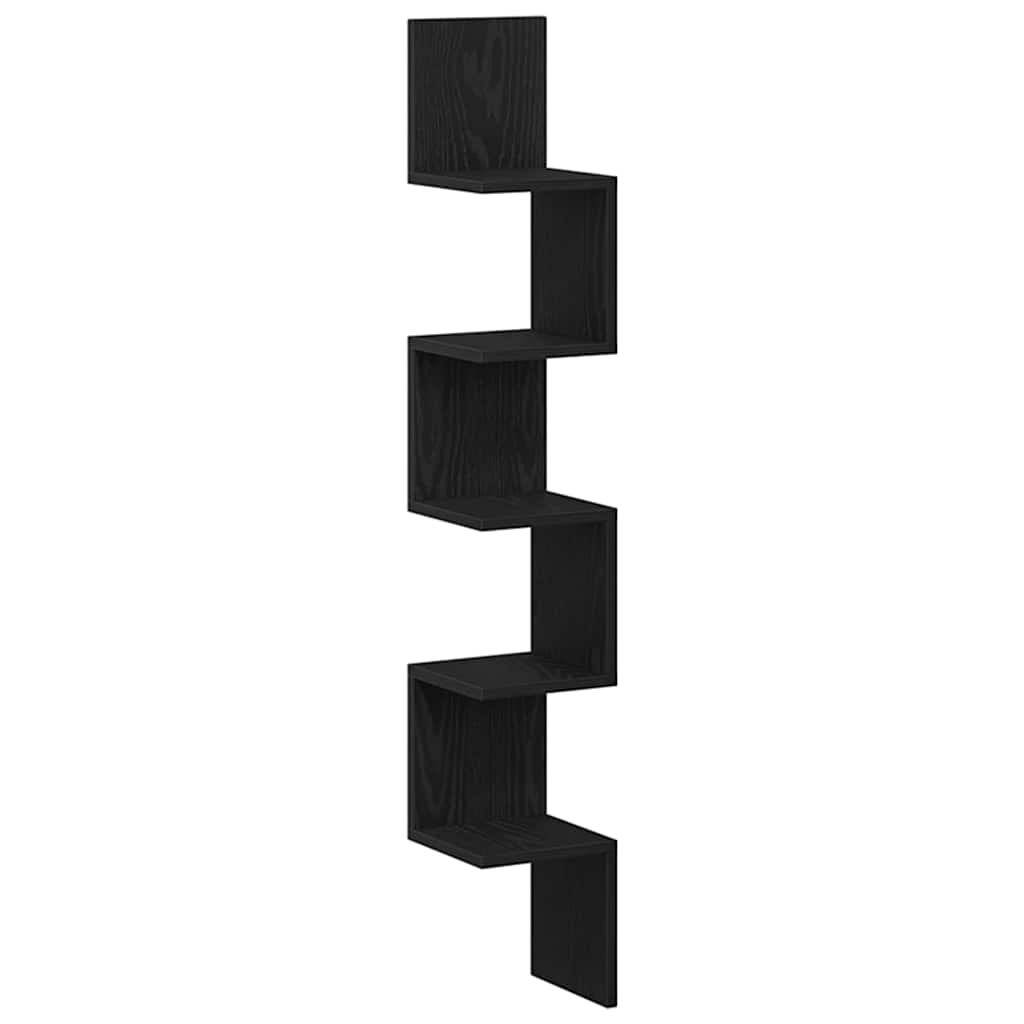 Wand-Eckregal Weiß 20x20x127,5 cm Holzwerkstoff