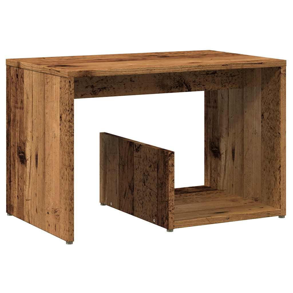 Beistelltisch Weiß 59x36x38 cm Holzwerkstoff