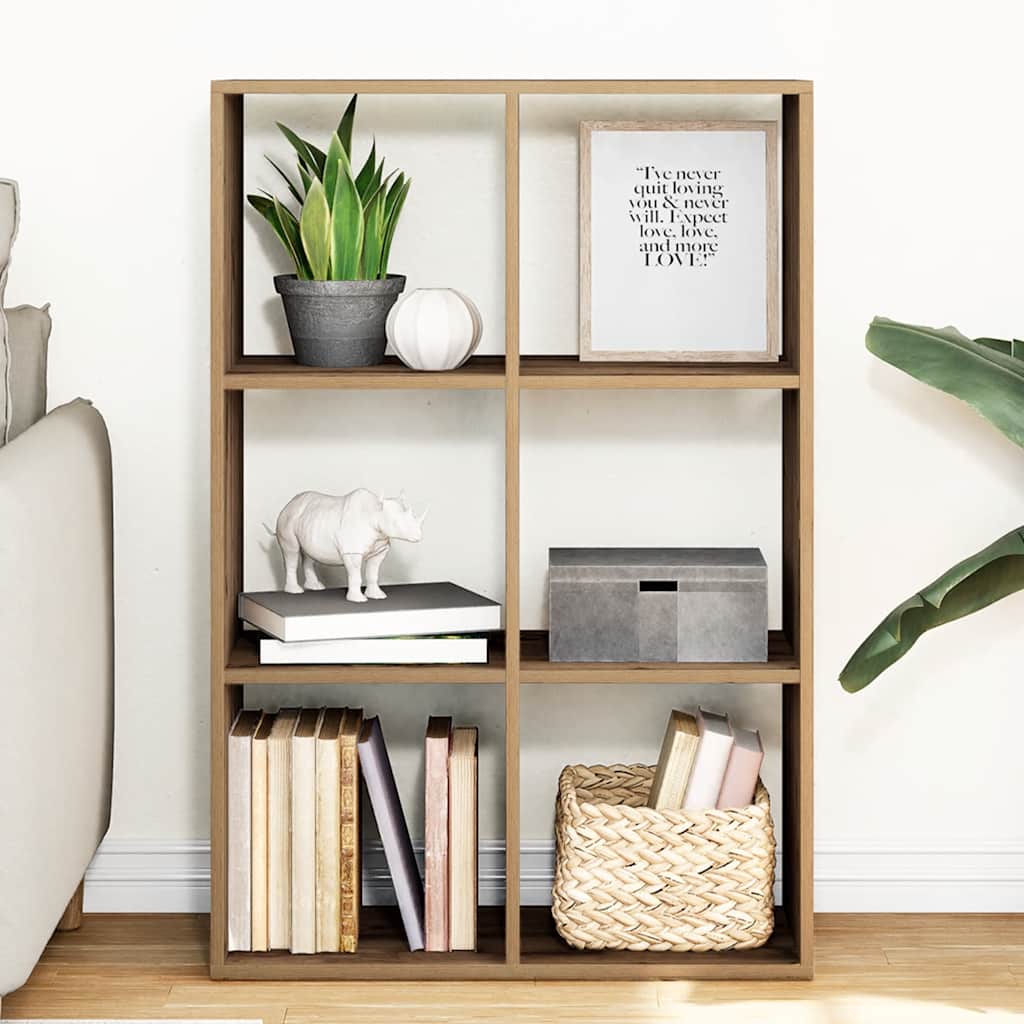 Bücherregal Weiß 137,5x29x137,5 cm Holzwerkstoff