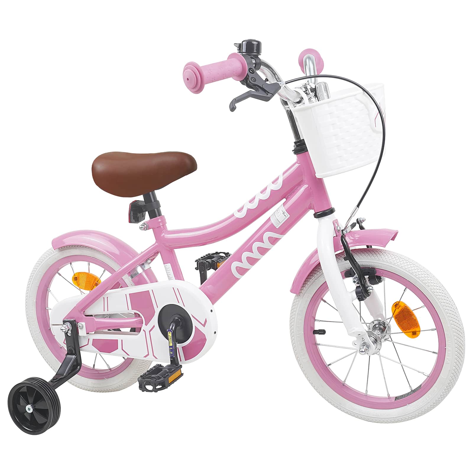 Kinderfahrrad 12 Zoll für 2-4 Jahre alt Rosa