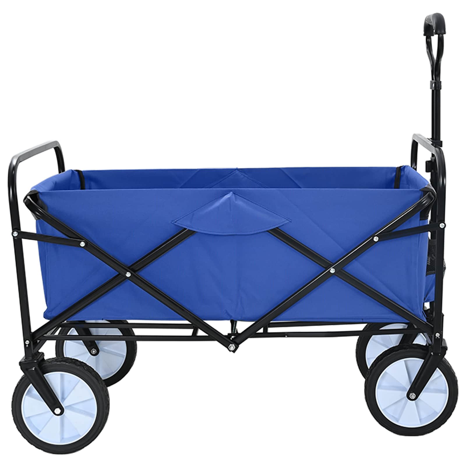 Klapp-Handwagen Grau 94 x 53 x 99 cm Oxford-Stoff