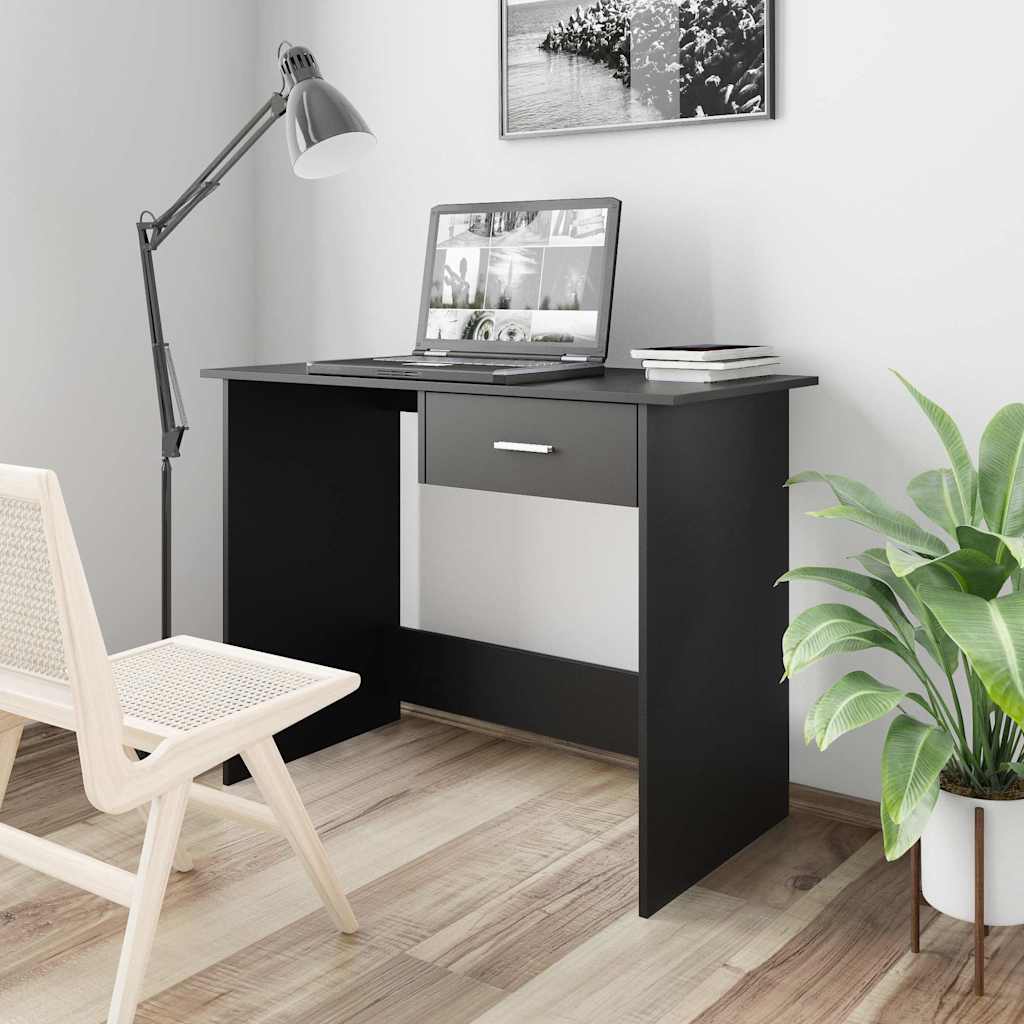 Schreibtisch Weiß 100x50x76 cm Holzwerkstoff
