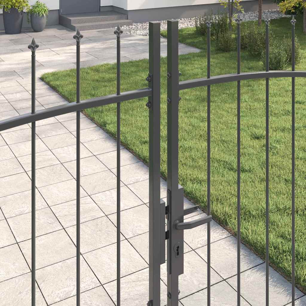 Doppeltür-Gartentor Woerden mit Speerspitze 299,5 x 149,5 cm