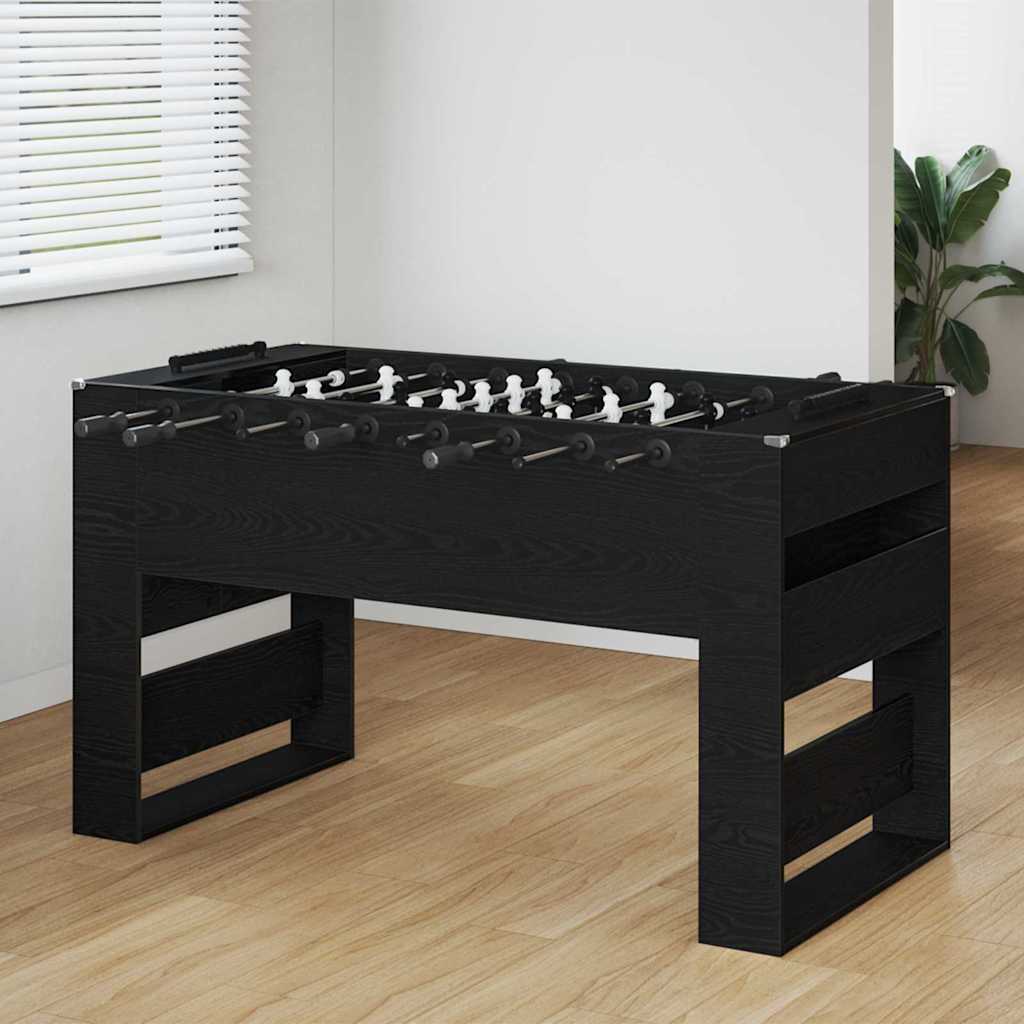 Tischfußballtisch Weiß 146,5 x 74 x 85 cm Holzwerkstoff