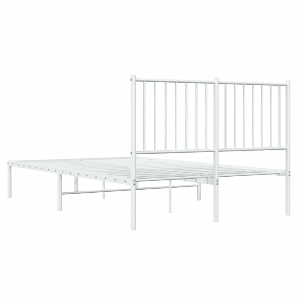 Bettgestell Metall Schwarz 75x190 cm
