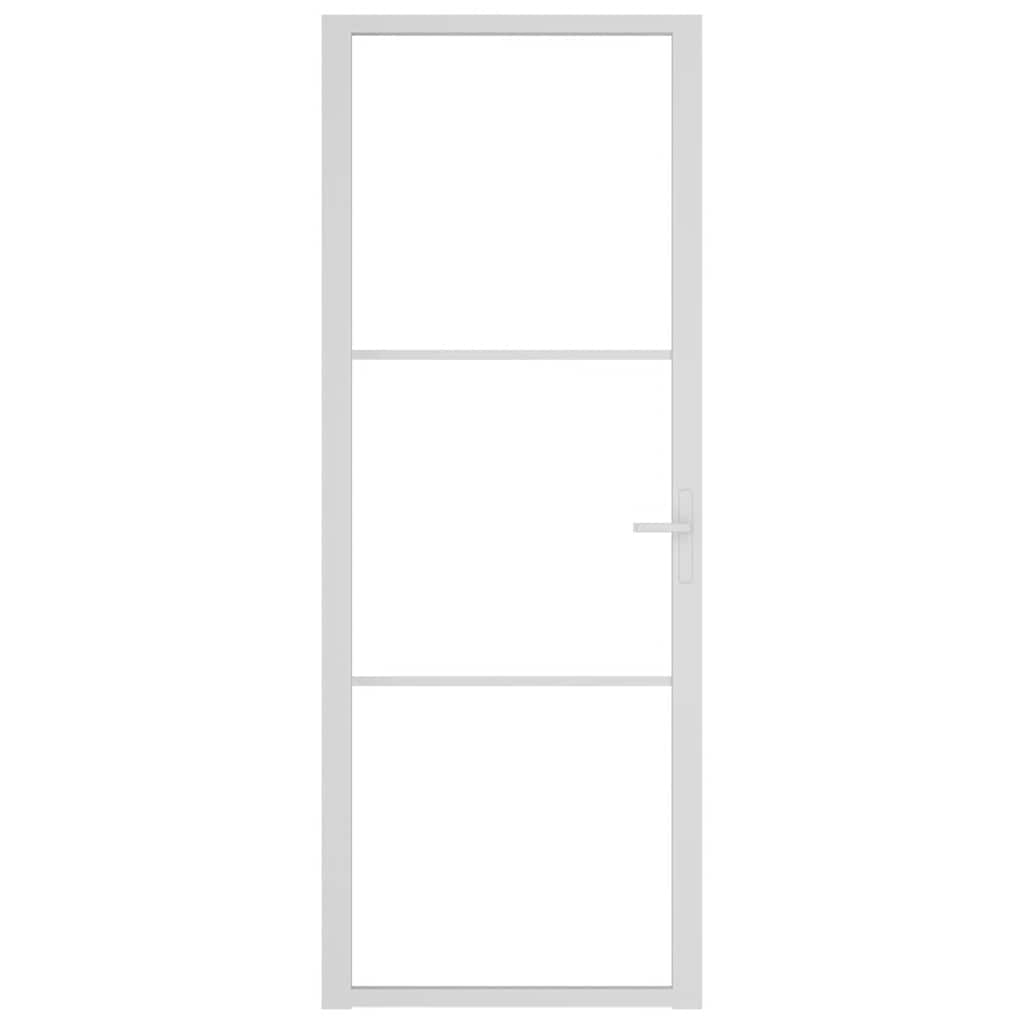 Innentür ESG Glas und Aluminium 76x201,5 cm Schwarz