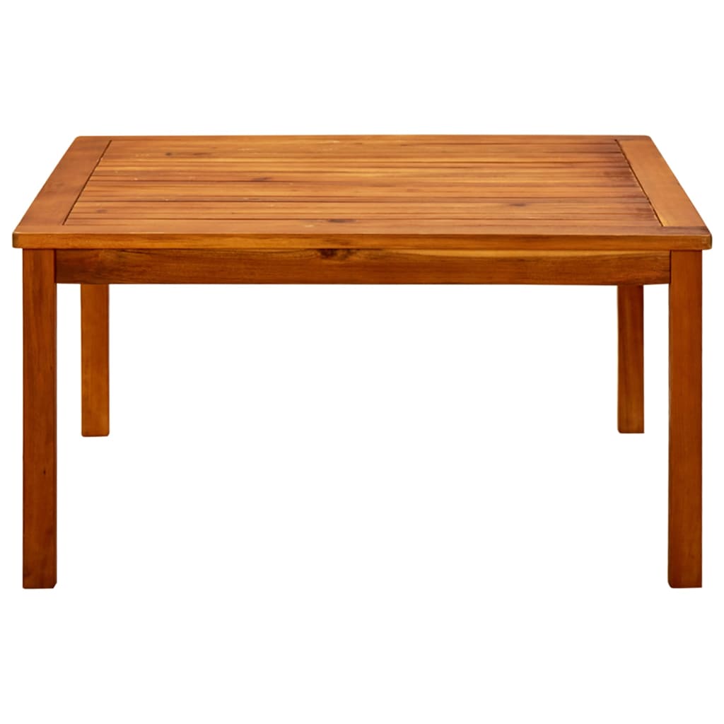 Couchtisch Helles Akazienholz 45 x 45 x 36 cm Massivholz Akazie