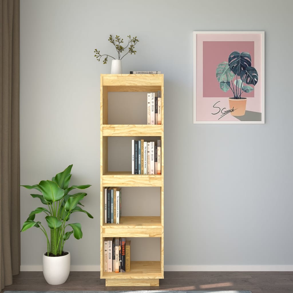 Bücherregal 40x35x71 cm Massivholz Kiefer