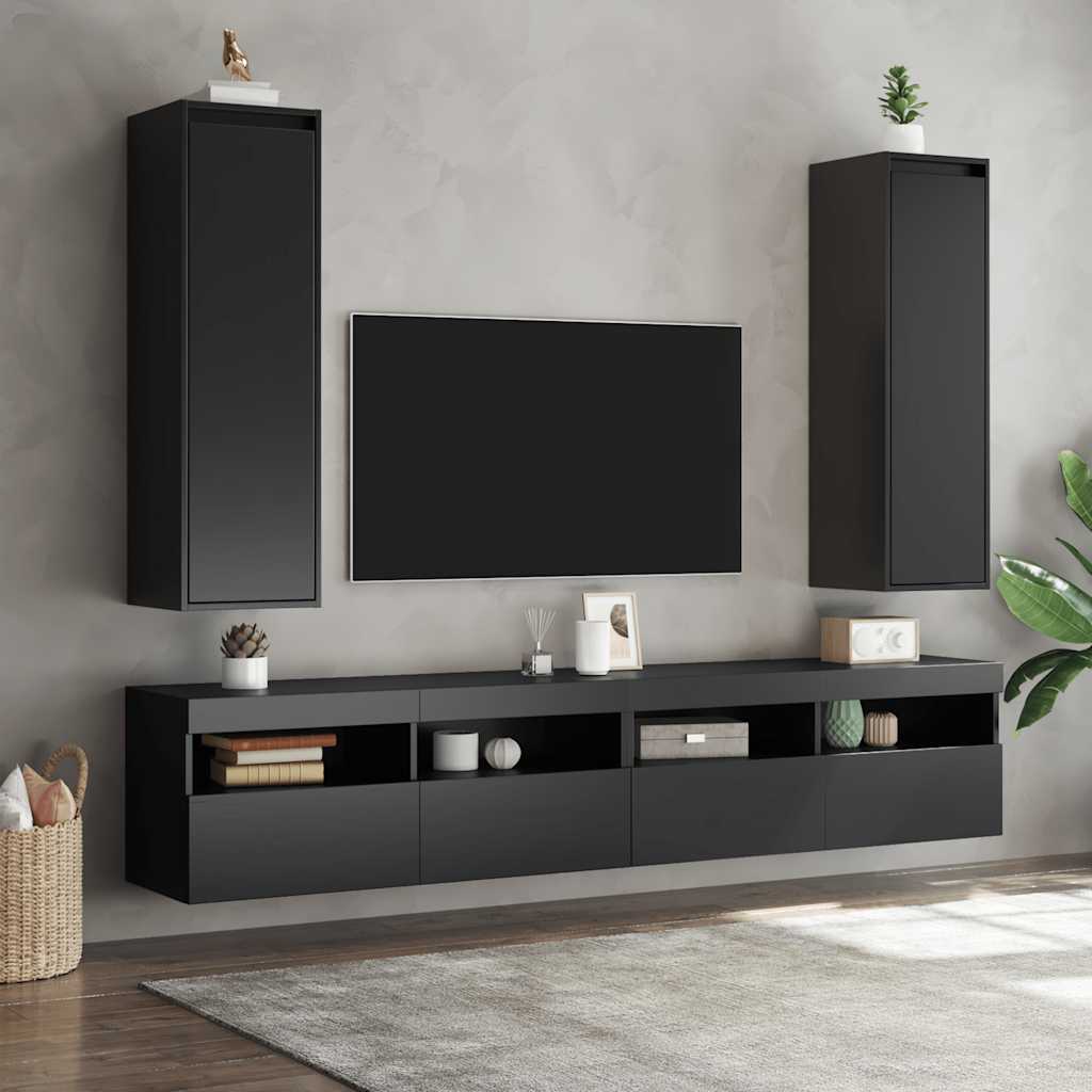 Wandschrank 30x30x100 cm Massivholz Kiefer