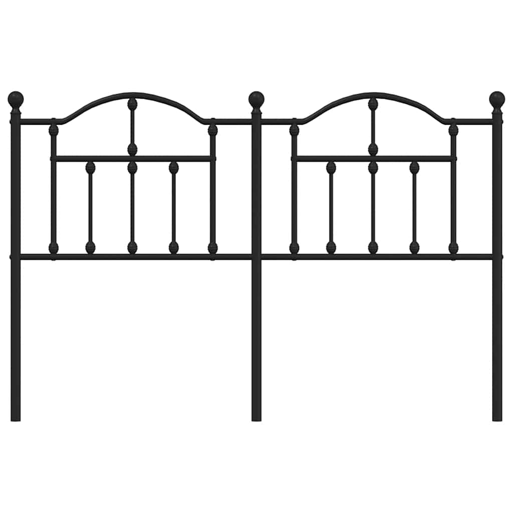 Ersatz-Kopfteil Metall Schwarz 90 cm