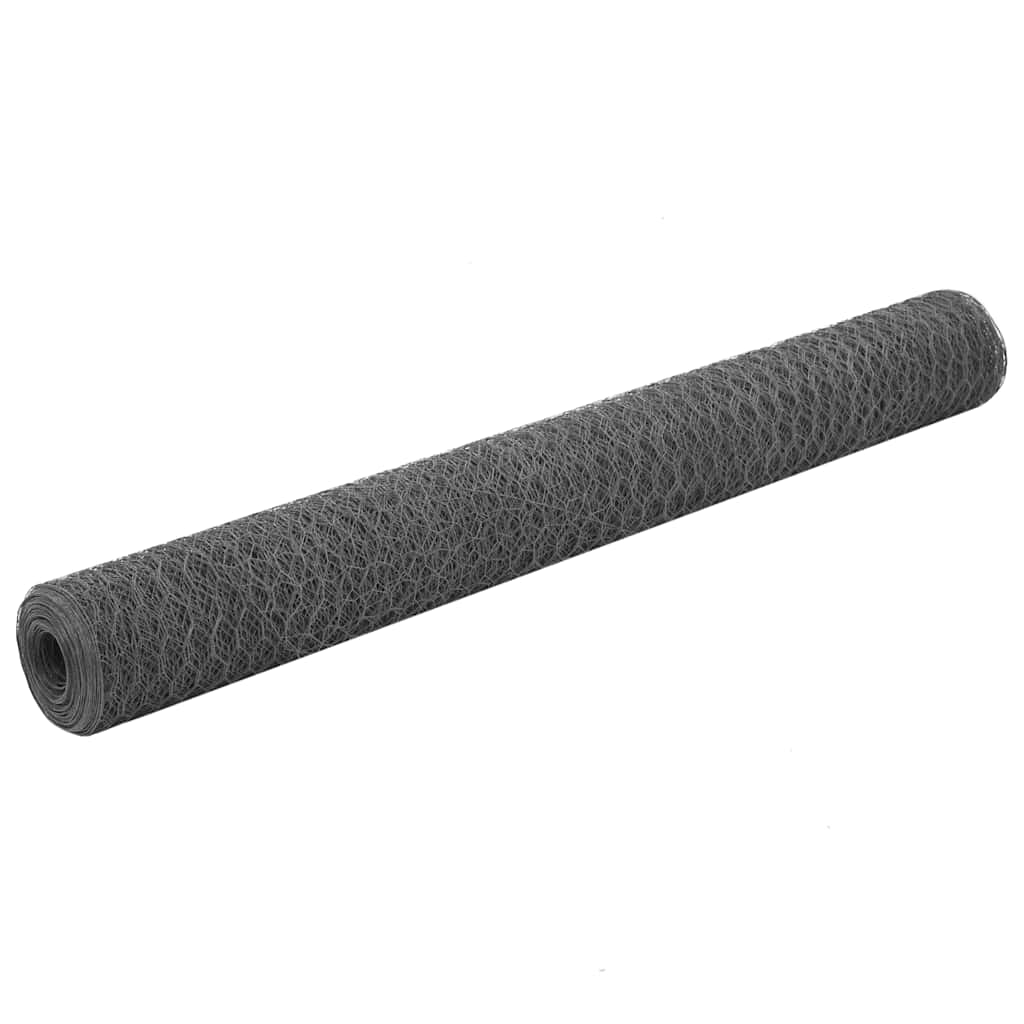 Drahtzaun mit PVC-Beschichtung 25x0,5 m Grün