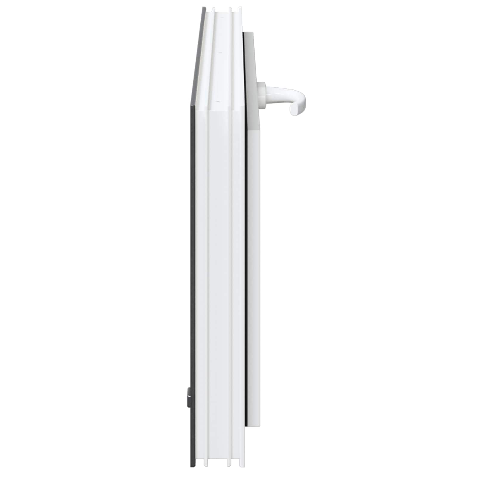 Kellerfenster RISOR 60 x 40 cm PVC und Glas Weiß