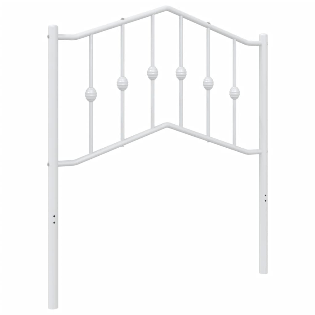 Ersatz-Kopfteil Metall Schwarz 90 cm