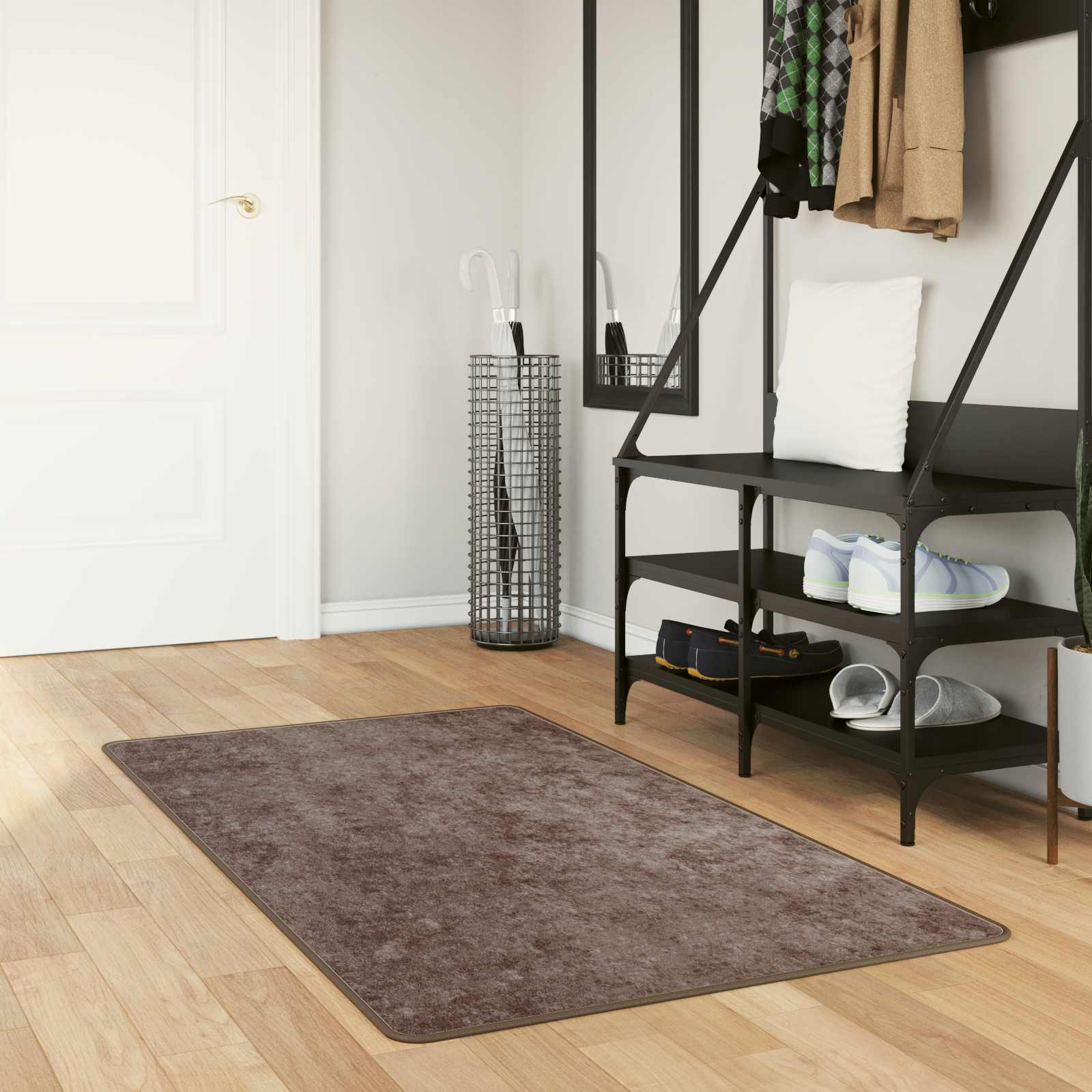 Teppich Waschbar Mehrfarbig 160x230 cm