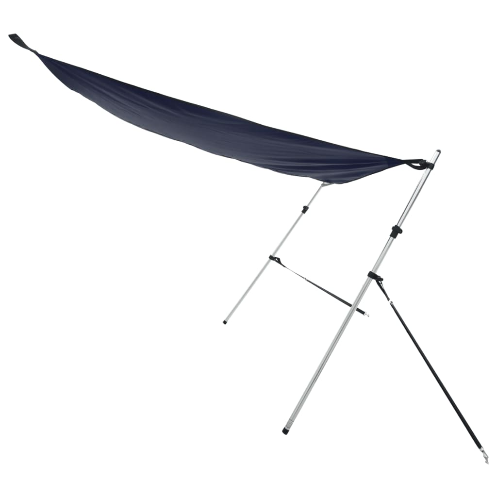 T-Top-Beschattungsverlängerung Weiß 170x170x(113-182,5) cm