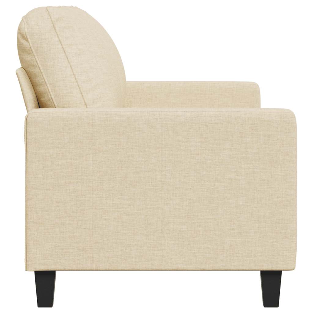3-Sitzer-Sofa Hellgrau 180 cm Stoff