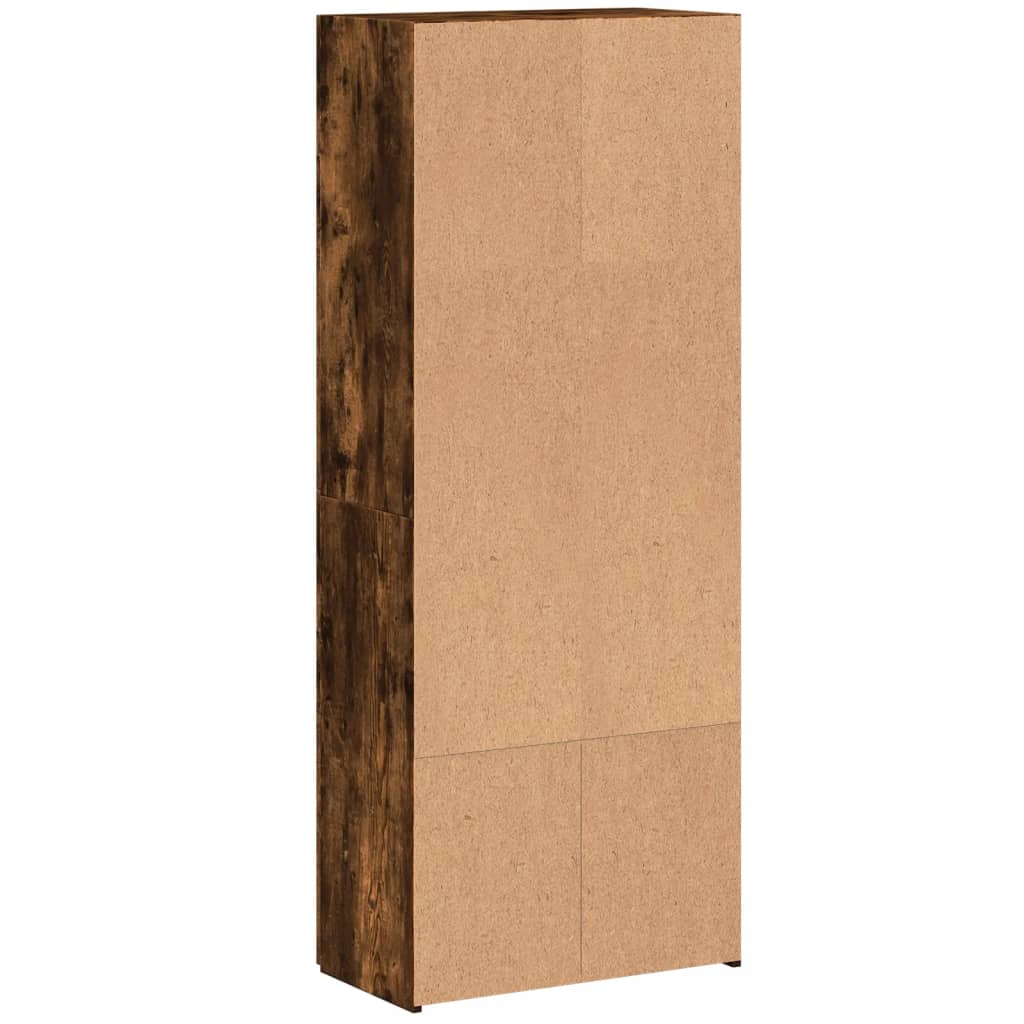 Aktenschrank Weiß 60x32x153 cm Holzwerkstoff