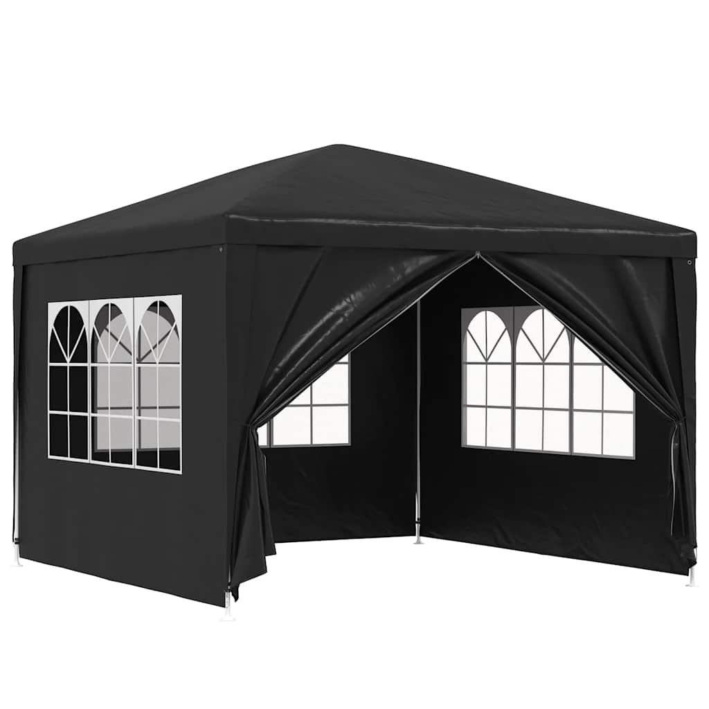 Party-Zelt 400 x 300 x 255 cm Rot PE und Stahl