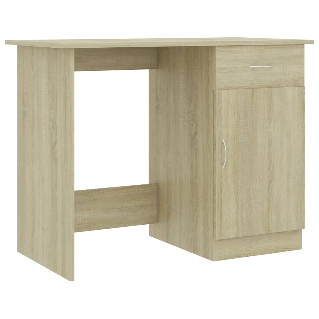 Schreibtisch Weiß 100×50×76 cm Holzwerkstoff