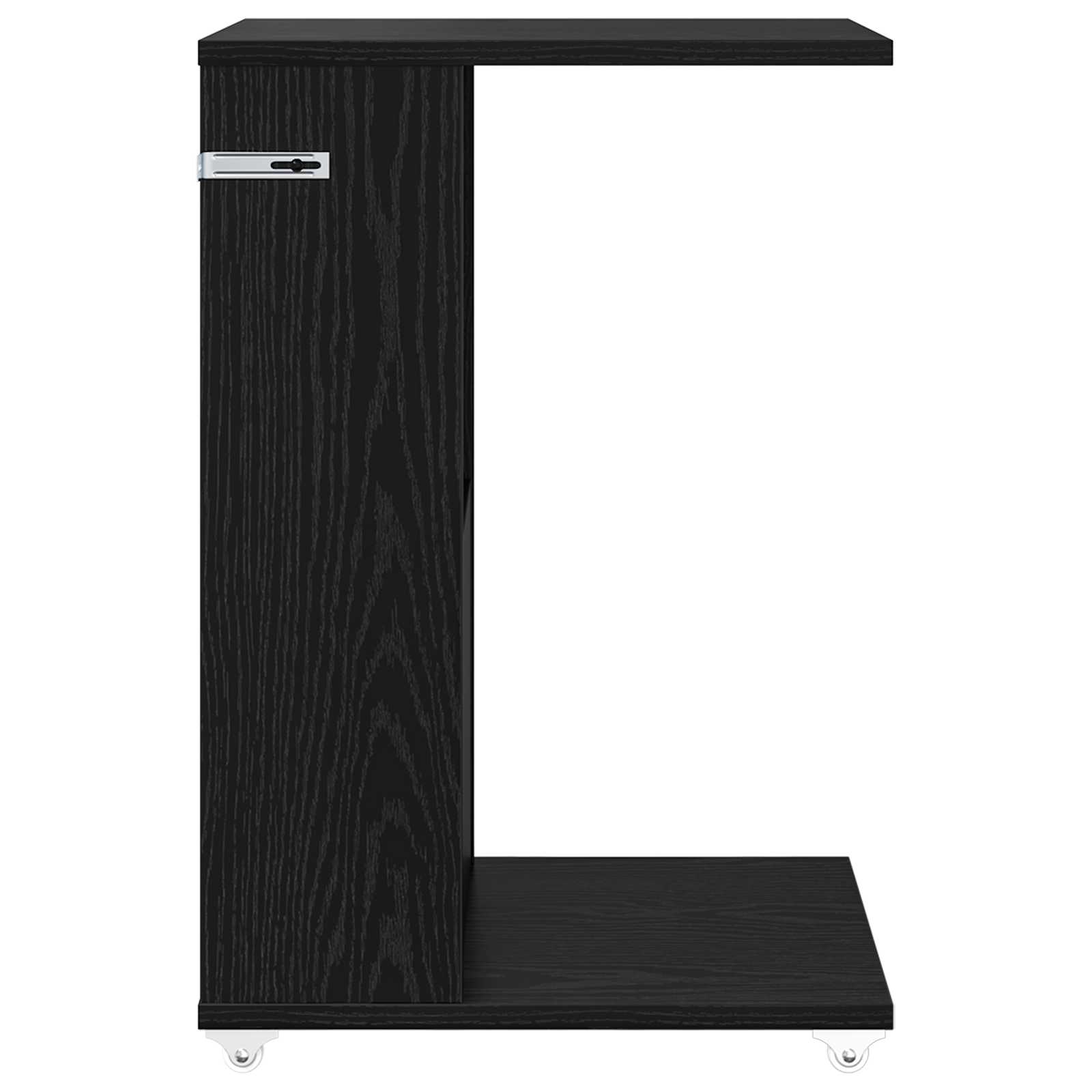 Beistelltisch Mit Rad Weiß 40 x 35 x 60 cm Holzwerkstoff