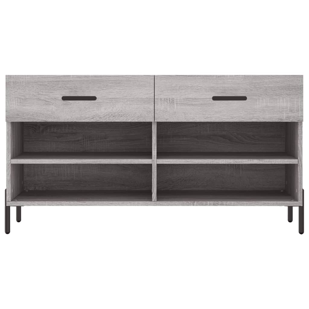 Schuhbank Weiß 102x35x55 cm Holzwerkstoff
