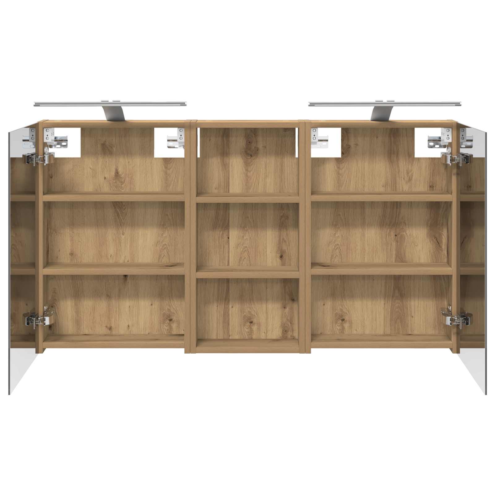 Badezimmerschrank-Set 3 pcs 80 x 10,5 x 50 cm Holzwerkstoff