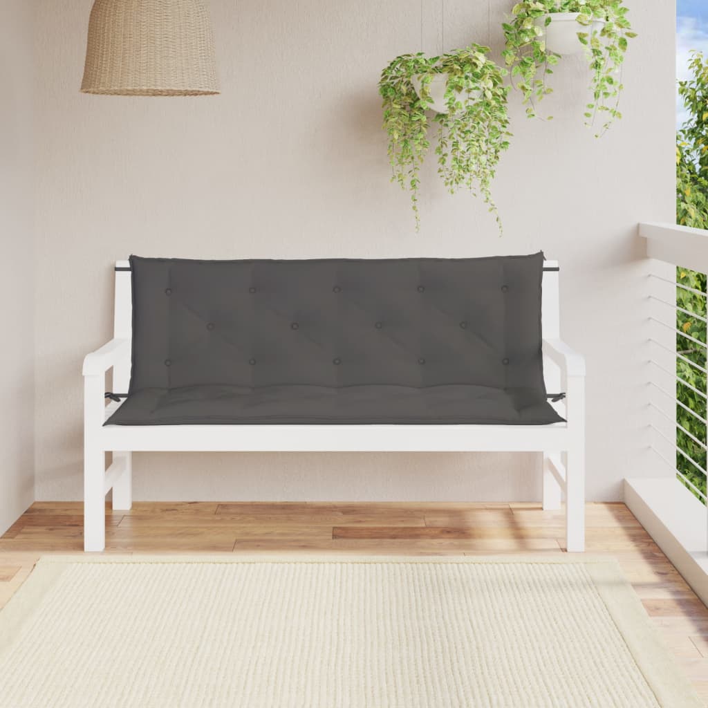 Gartenbank-Auflagen 2 Stk. Königsblau 100x50x7 cm Oxford-Gewebe