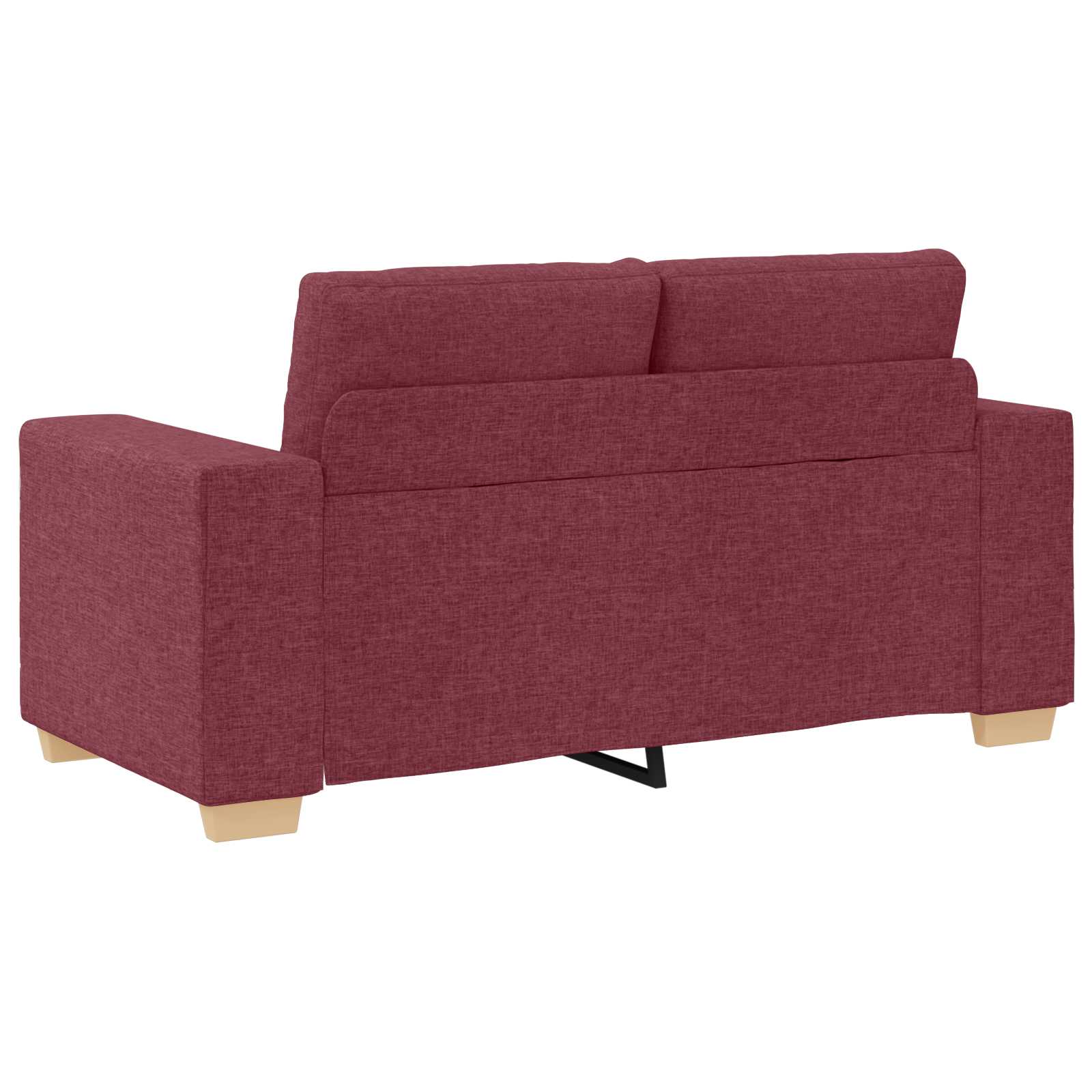 2-teiliges Sofa-Set mit Kissen, hellgrauer Stoff