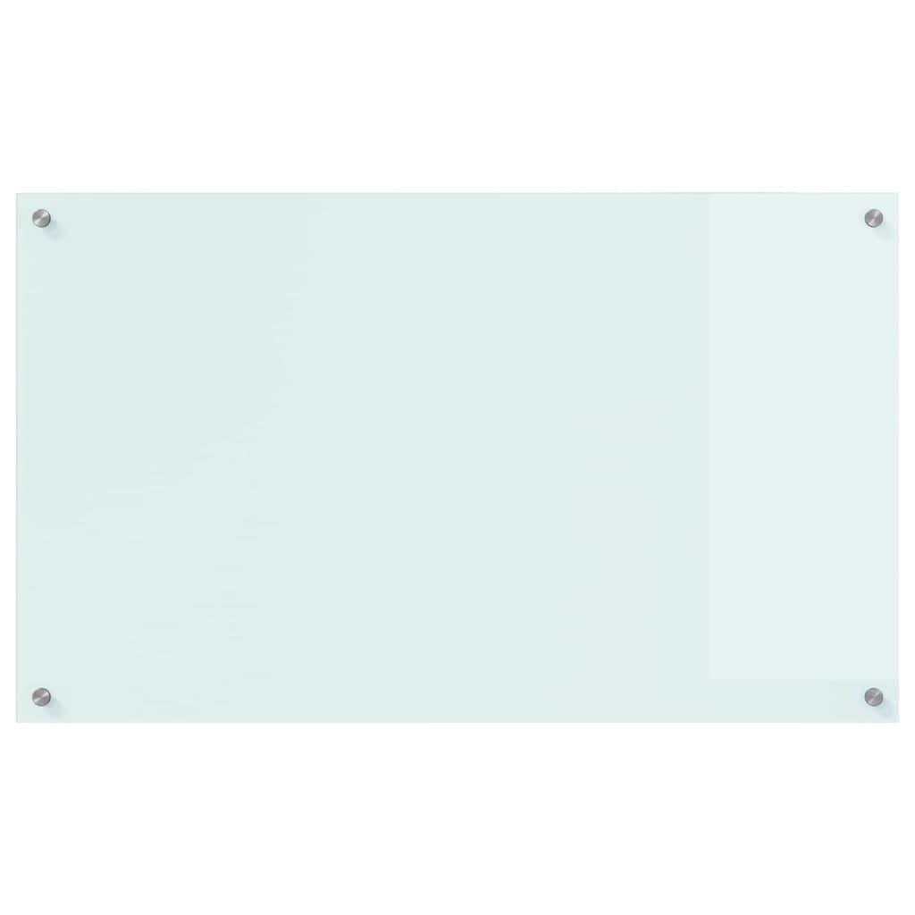 Küchenrückwand 2 pcs Weiß 70 x 40 cm Gehärtetes Glas