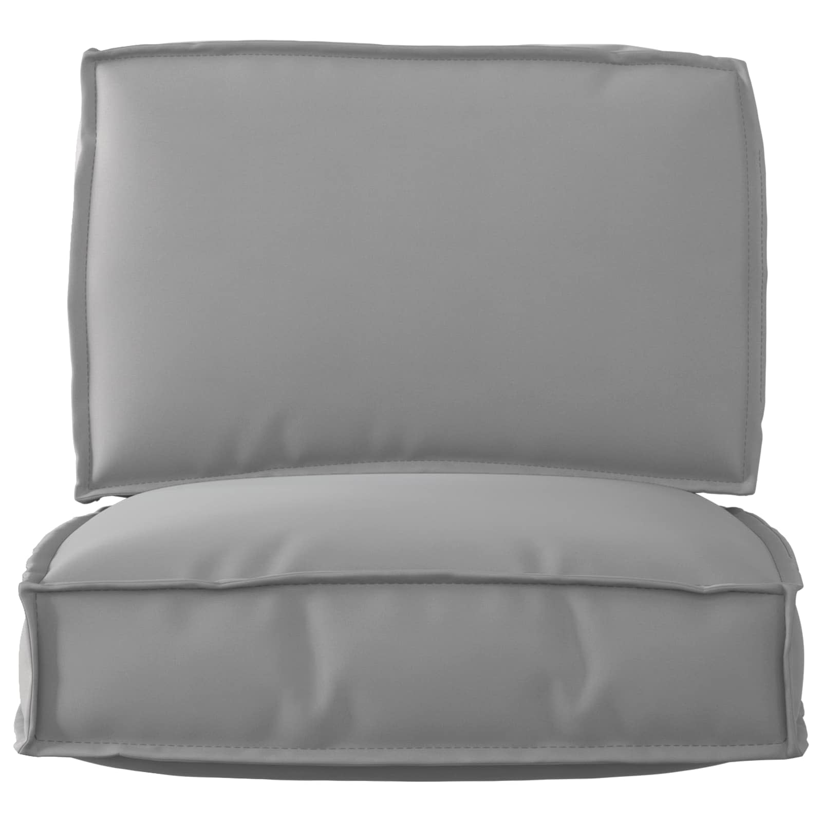 Palettenkissenset 2 pcs Anthrazit Oxford-Stoff