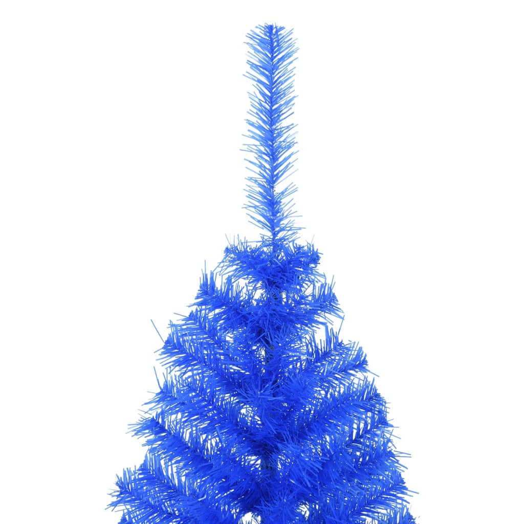 Künstlicher Halb-Weihnachtsbaum mit Ständer Grün 150 cm PVC