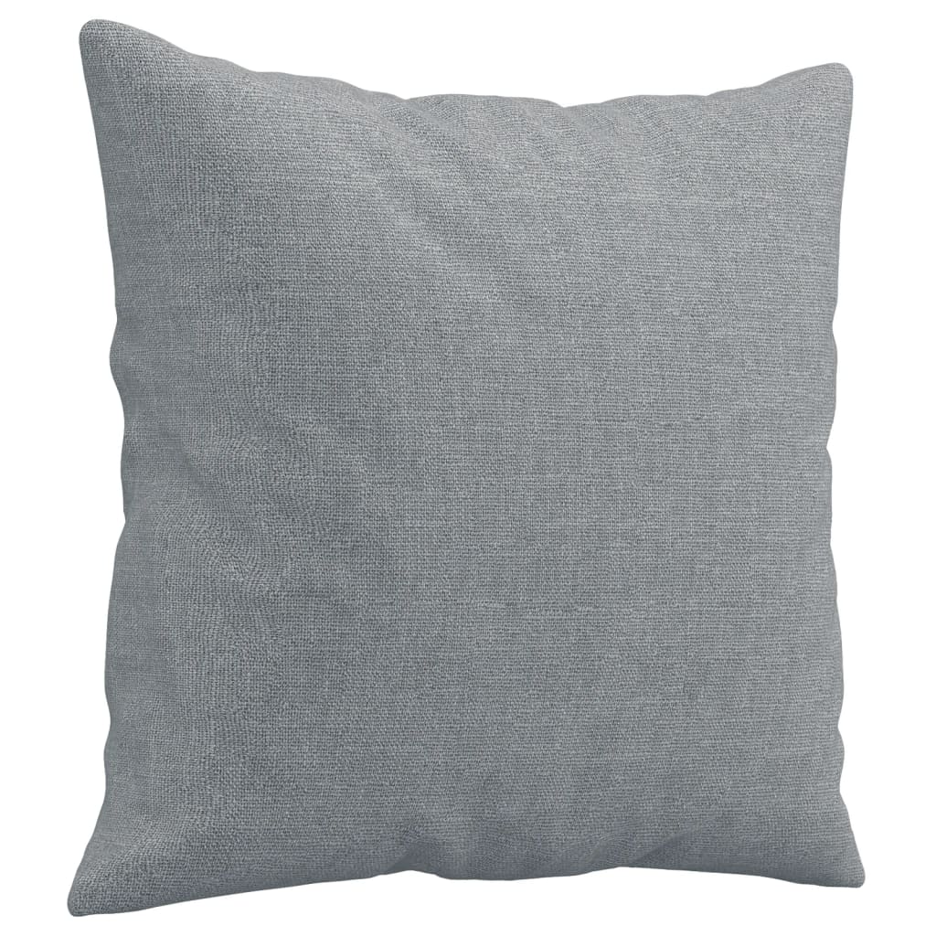 2-Sitzer-Sofa mit Zierkissen Braun 120 cm Stoff