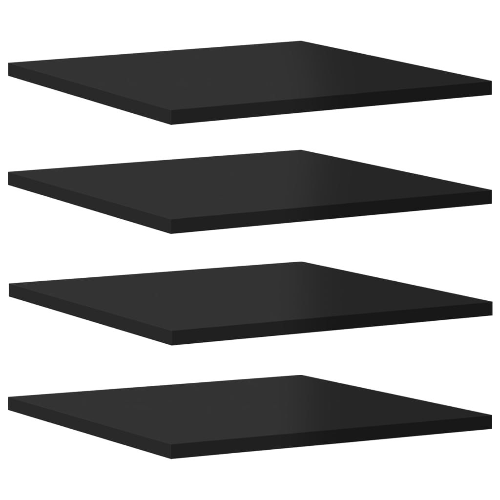Bücherregal-Bretter 4 Stk. Weiß 40x10x1,5 cm Holzwerkstoff
