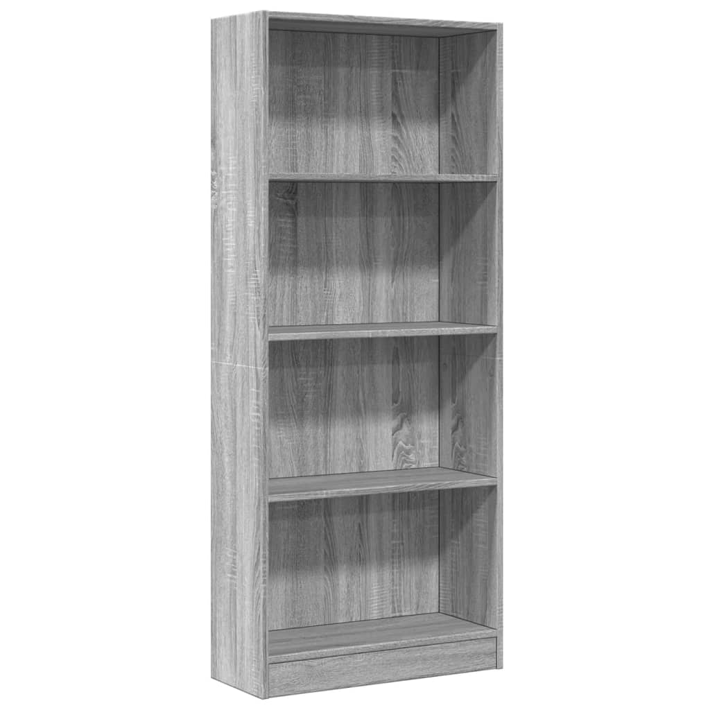 Bücherregal Weiß 40x24x75 cm Holzwerkstoff