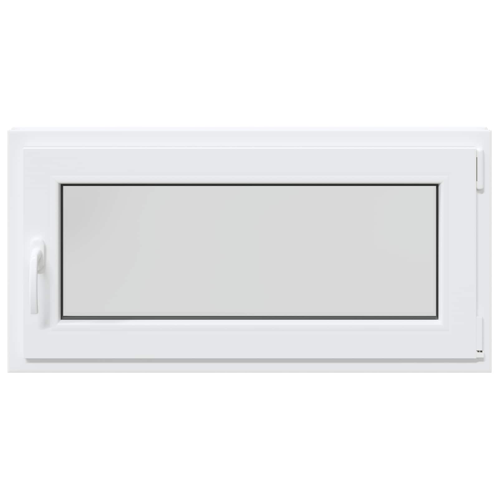 Kellerfenster RISOR 50 x 50 cm PVC und Glas Weiß