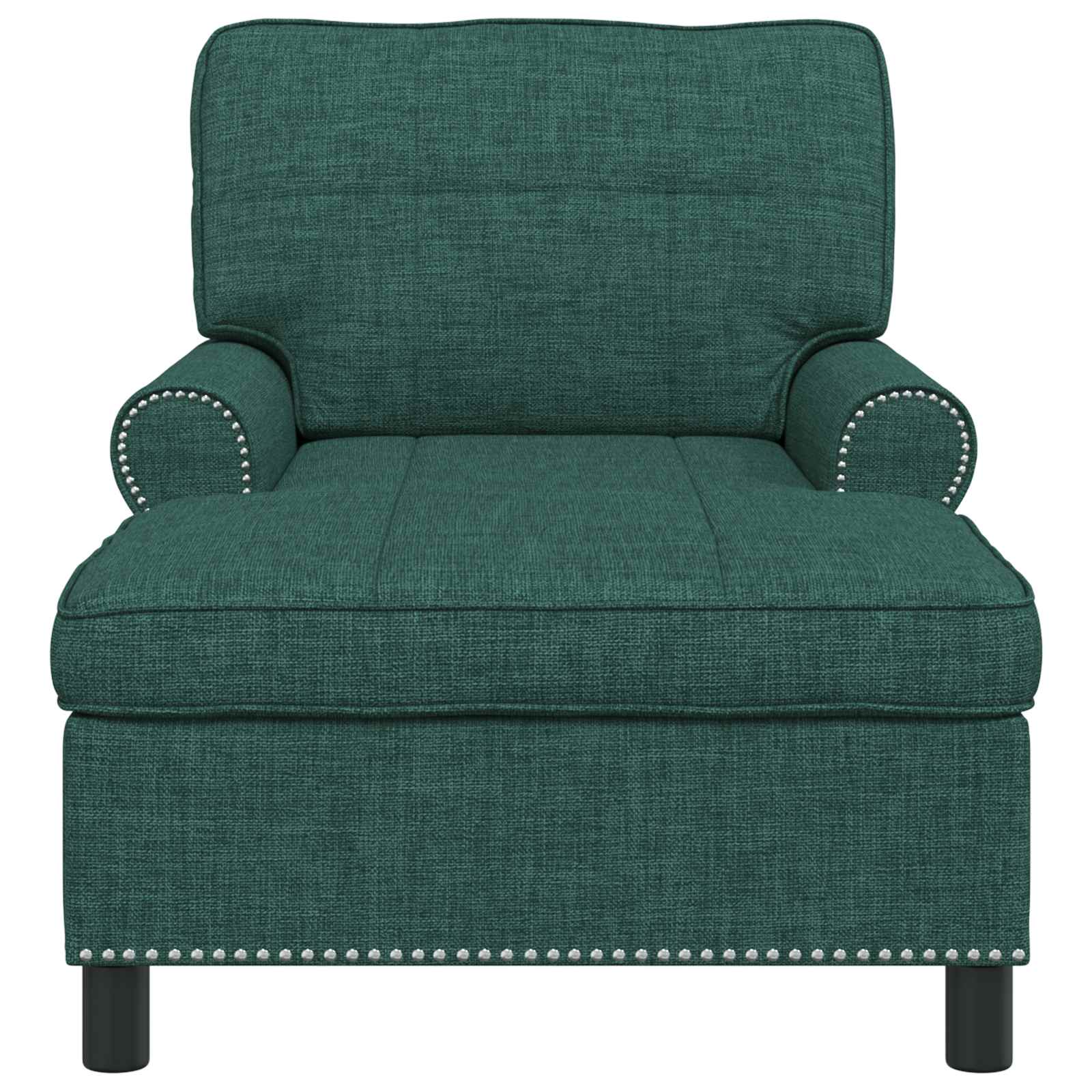 Lounge-Liege mit Kissen Hellgrau 91 x 157 x 91 cm Stoff