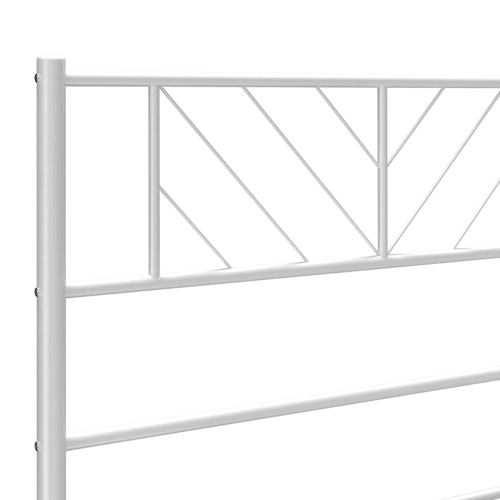 Ersatz-Kopfteil Metall Schwarz 100 cm