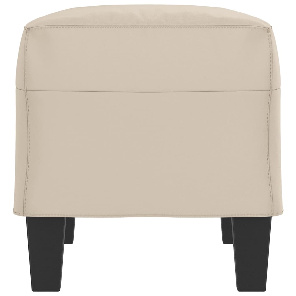 Sitzbank Hellgrau 70x35x41 cm Mikrofasergewebe