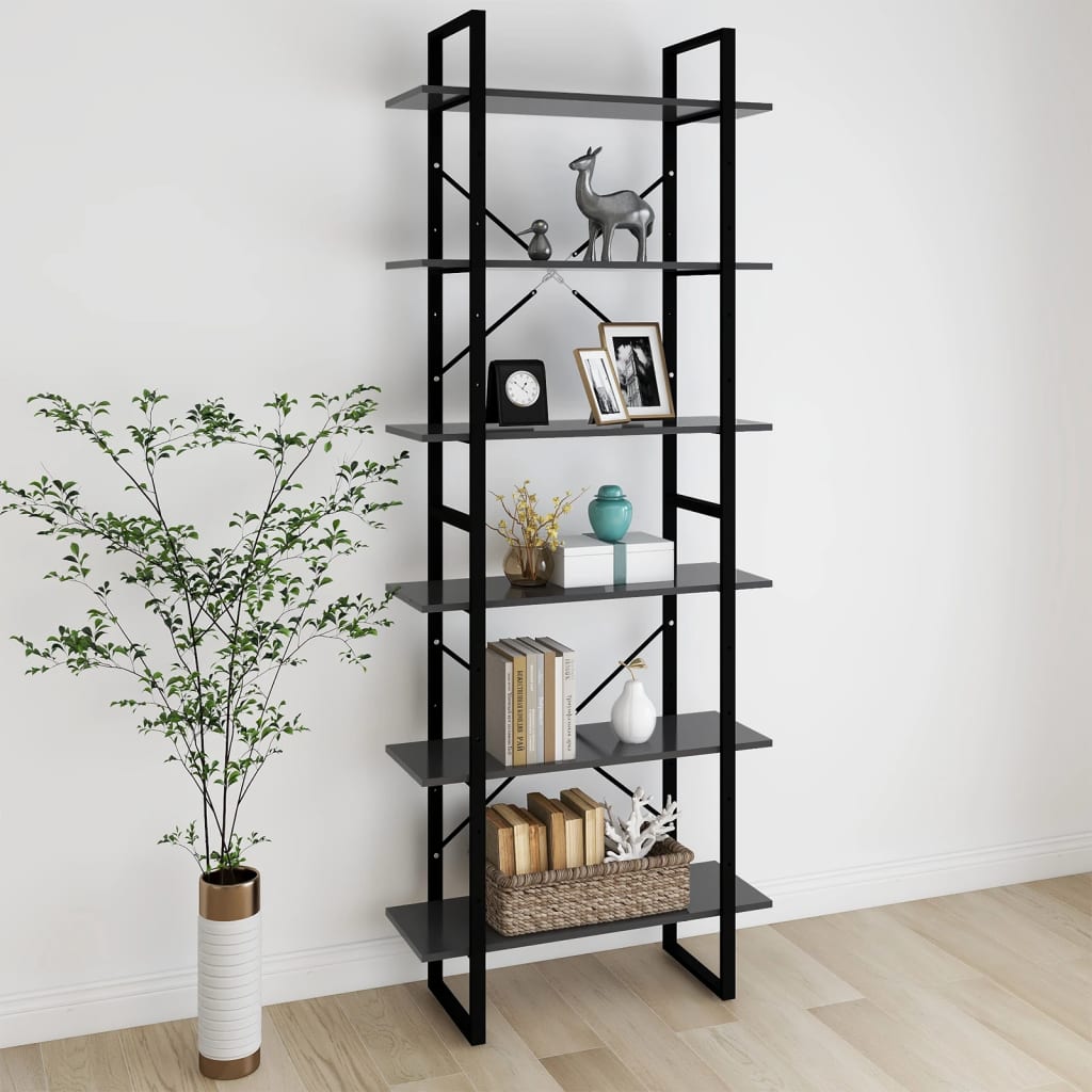 Bücherregal Weiß 80x30x105 cm Holzwerkstoff