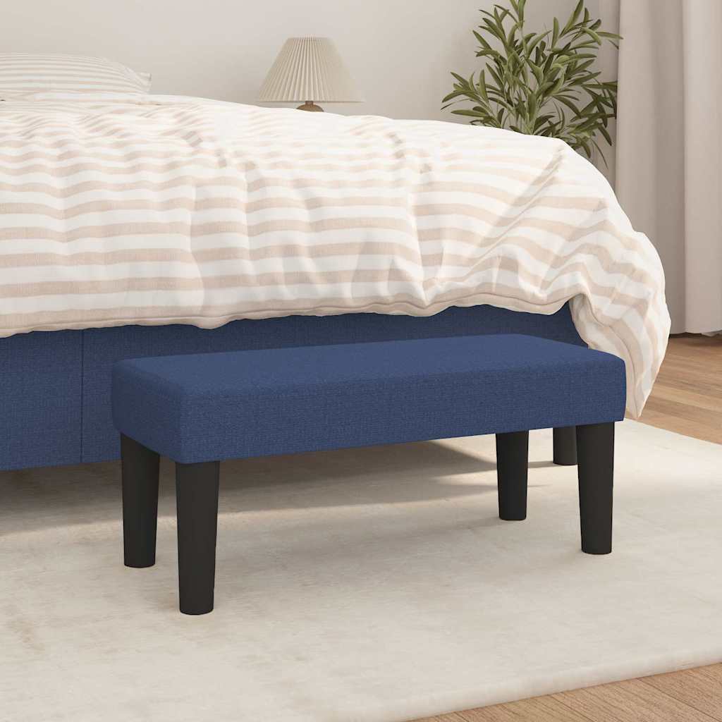 Sitzbank Hellgrau 70x30x30 cm Stoff