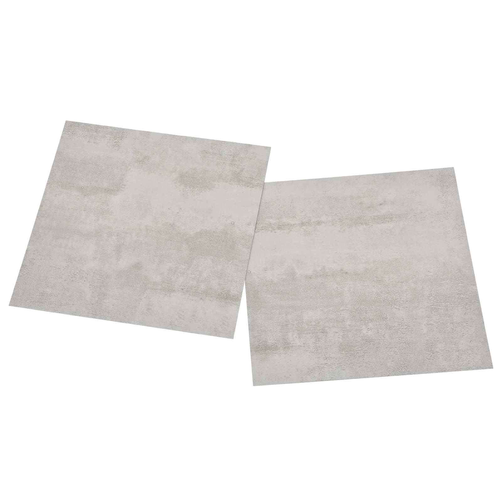 Selbstklebende Bodenplanken 30,5 x 30,5 cm 20 pcs PVC Betongrau
