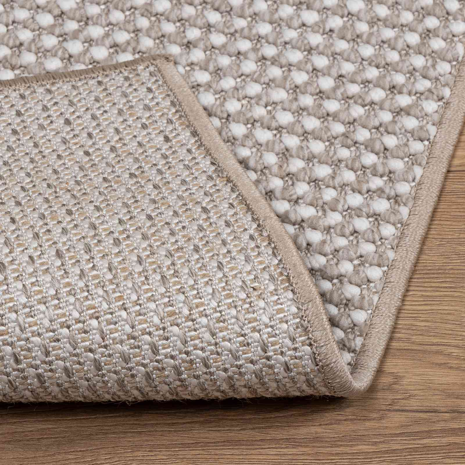 Bereichsteppiche Rechtwinklig LUGO Creme 150 x 80 cm Polyester