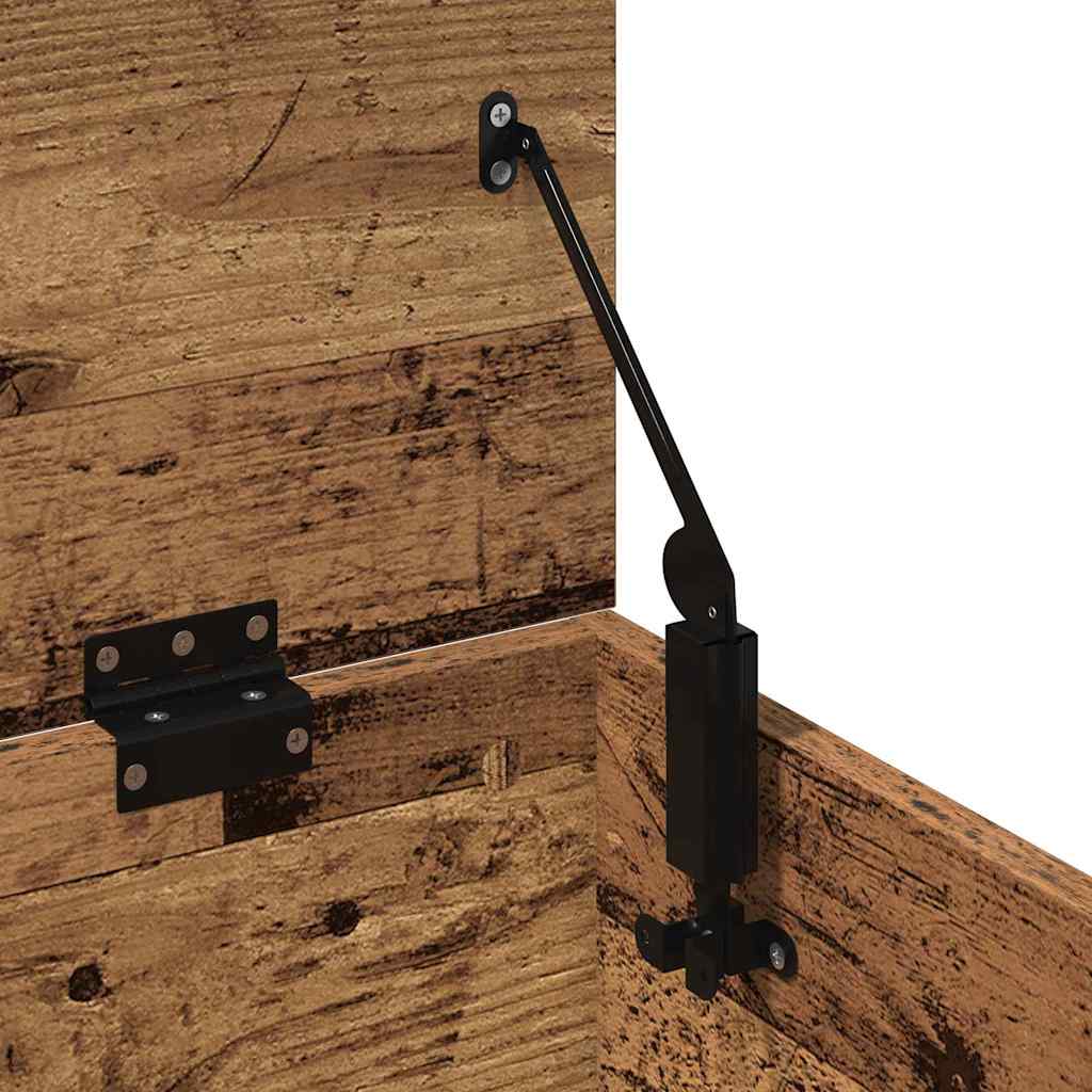 Aufbewahrungstruhe Weiß 84x42x46 cm Holzwerkstoff