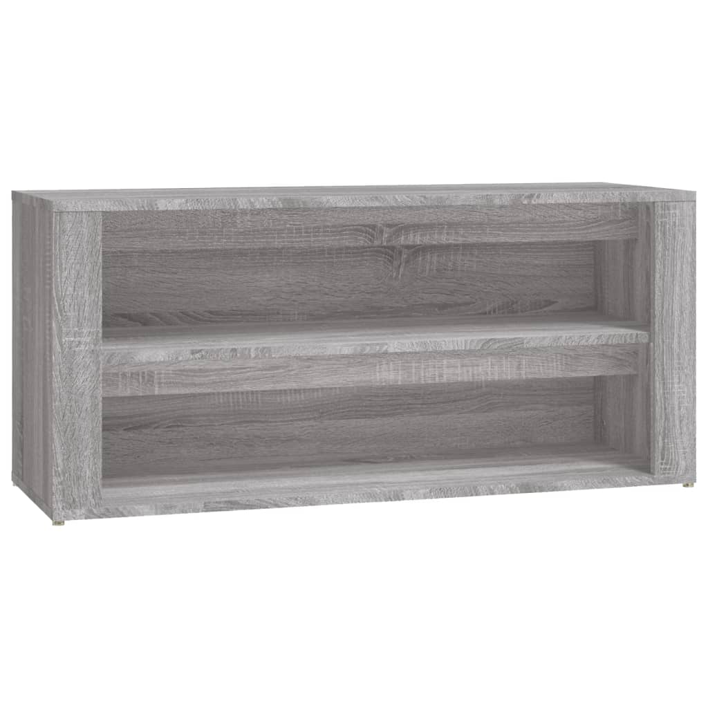 Schuhregal Weiß 100x35x45 cm Holzwerkstoff