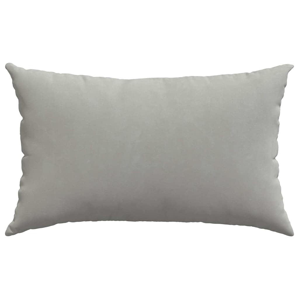 Sofakissen 2 Stück Taupe 50 x 30 cm Stoff