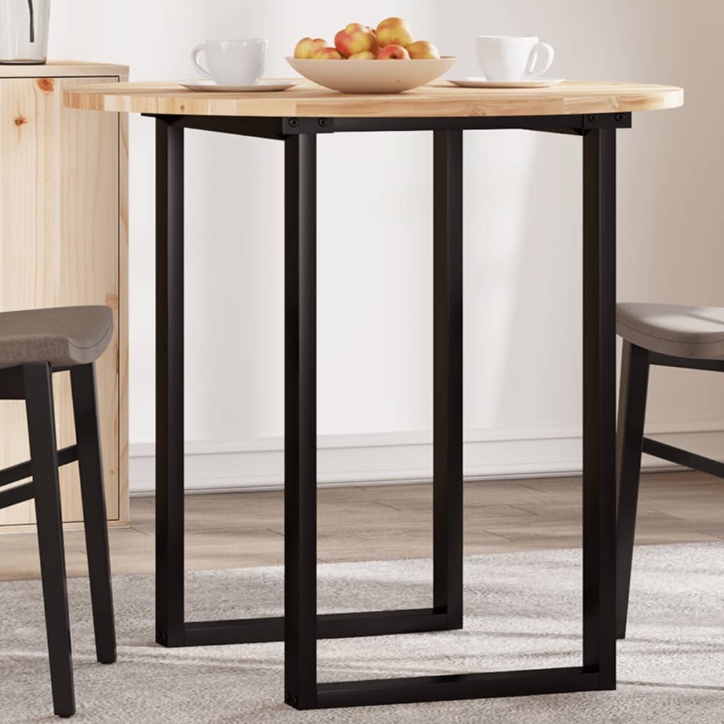 Tischplatte Rund Ø40x2 cm Massivholz Akazie