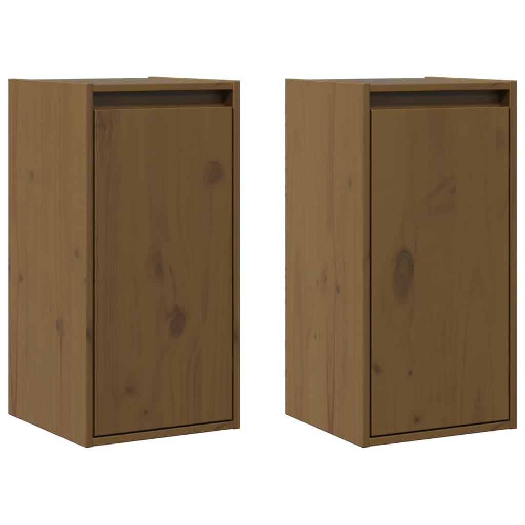 Wandschrank 30x30x60 cm Massivholz Kiefer