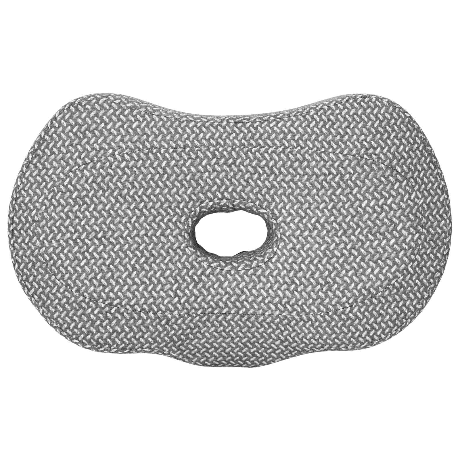 Nackenstützkissen Einfarbig Weiß 53 x 35 x 11 cm Viscoschaum
